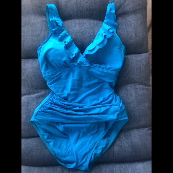 Lauren Ralph Lauren Other - EUC Blue Lauren Ralp Lauren Bathing Suit